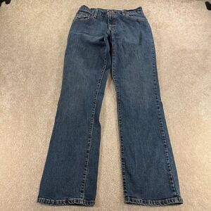 Levi's 550 Relaxed Bootcut Jeans Womens 8M Blue Stretch Denim Western